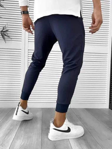 Pantaloni de trening bleumarin 12262 38-3