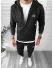 Trening barbati slim fit Pantaloni + Hanorac negru12234 10 V5