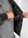 Geaca barbati de iarna neagra 2220 67-5
