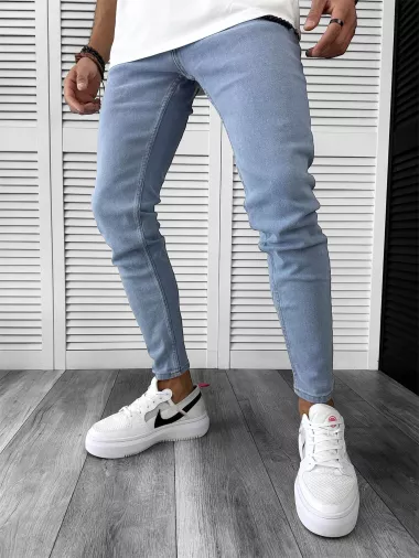 Blugi barbati conici albastri 8242 M3-3.2