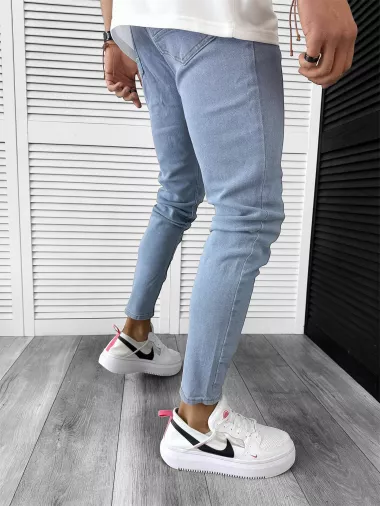 Blugi barbati conici albastri 8242 M3-3.2