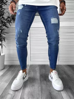 Blugi barbati conici albastri 6001 M3-4.3 Blugi barbati conici albastri 6001 M3-4.3