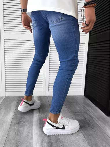 Blugi barbati conici albastri 6002 B15-4.1