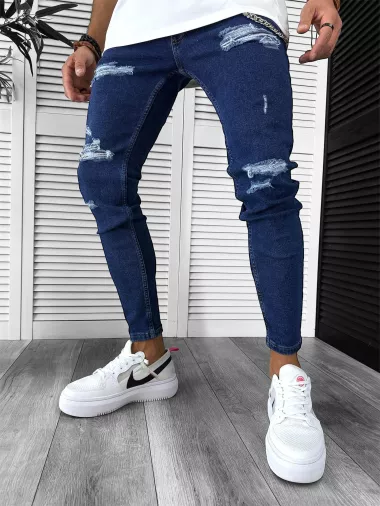 Blugi barbati conici albastri 632 M3-2.2