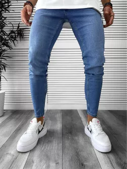 Blugi barbati conici albastri 698 M3-3.2 Blugi barbati conici albastri 698 M3-3.2