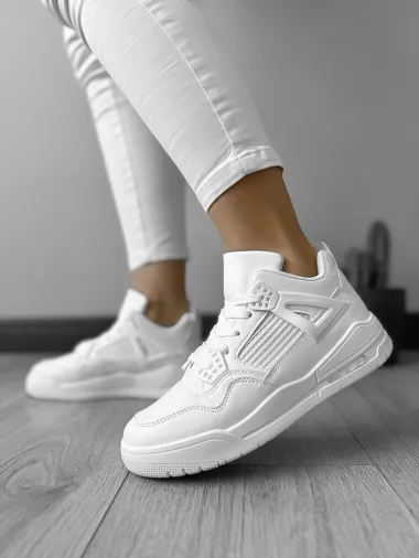 Adidasi dama casual albi 711 T3-1