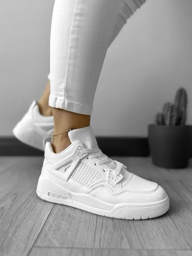 Adidasi dama casual albi 711 T3-1