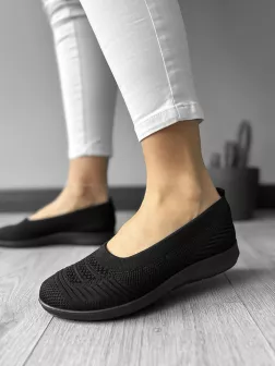 Espadrile dama casual negre CL15 T35-2