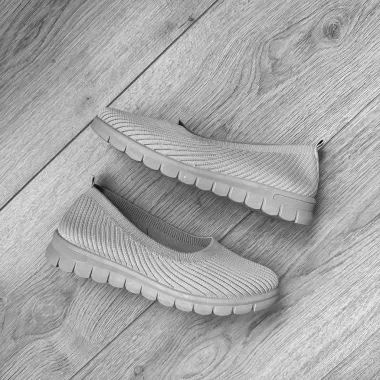 Espadrile dama casual gri CL16 T55-2