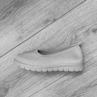 Espadrile dama casual gri CL16 T55-2