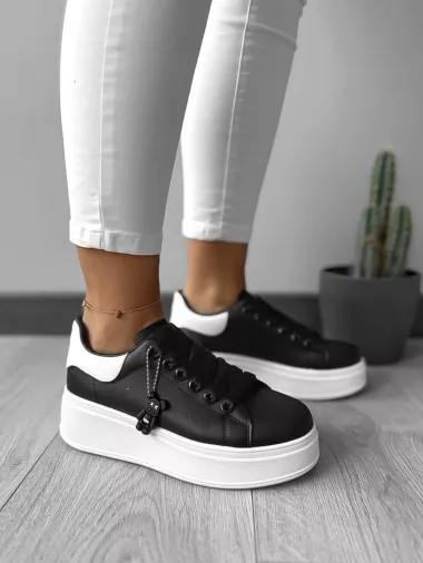 Adidasi dama casual negri B1025 T5-2