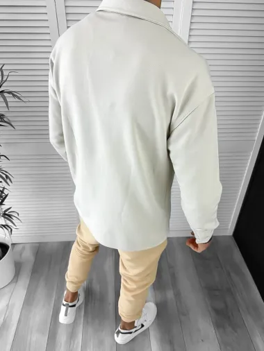 Camasa barbati casual bej 12910 K9