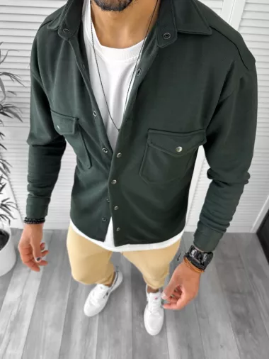 Camasa barbati casual neagra 12916