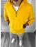Geaca barbati de toamna din fas subtire mustar B3344