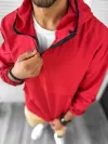Geaca barbati de toamna din fas subtire rosie B3344