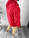 Geaca barbati de toamna din fas subtire rosie B3344