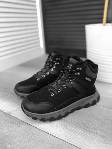 Bocanci barbati imblaniti negri A75 T52-2