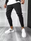 Trening barbati slim fit negru 1010 9-1.2.3
