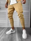 Trening barbati slim fit crem 1033 D12