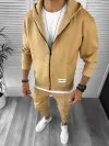 Trening barbati slim fit crem 1033 D12