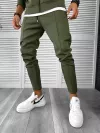 Trening barbati slim fit kaki 1033 P18-5.2
