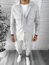 Camasa barbati slim fit gri deschis 6050 D4-5.1