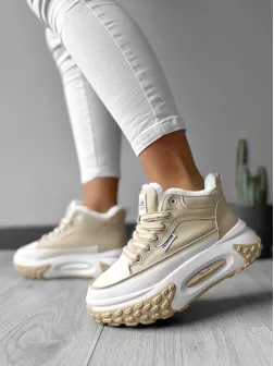 Ghete dama casual bej B1 N8-1