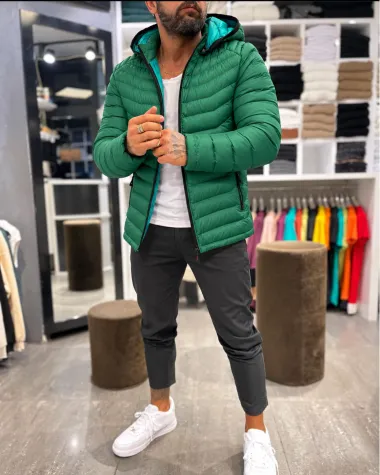 Geaca barbati de iarna verde 5300