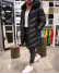 Geaca barbati groasa de iarna, lunga, neagra cu blana neagra 2254