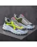 Adidasi dama casual gri cu verde A1263
