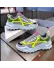 Adidasi dama casual gri cu verde A1263