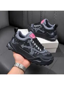 Adidasi dama casual negri cu gri A1263