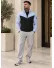 Geaca barbati de iarna neagra cu blue w201