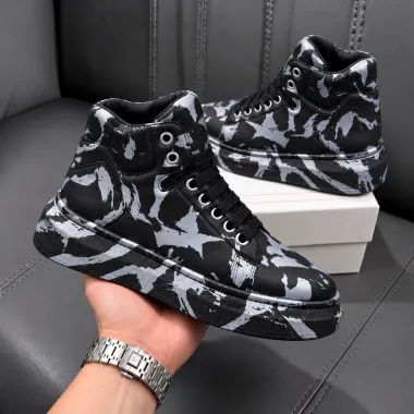 Adidasi barbati casual, negri cu gri 6617
