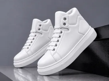 Adidasi barbati casual, albi 6616