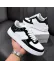 Adidasi barbati casual albi cu negru k36