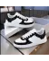 Adidasi barbati casual albi cu negru k36