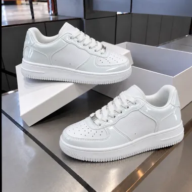 Adidasi barbati casual albi k36