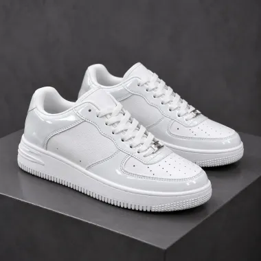 Adidasi barbati casual albi k36