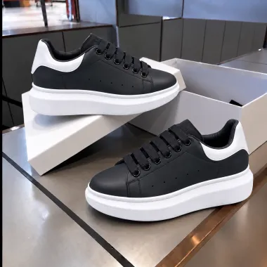 Adidasi barbati casual, negri cu alb k99