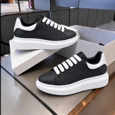 Adidasi barbati casual, negri cu alb k99
