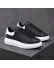 Adidasi barbati casual negri cu talpa alba 6607 Adidasi barbati casual negri cu talpa alba 6607
