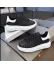 Adidasi barbati casual negri cu talpa alba 6607 Adidasi barbati casual negri cu talpa alba 6607