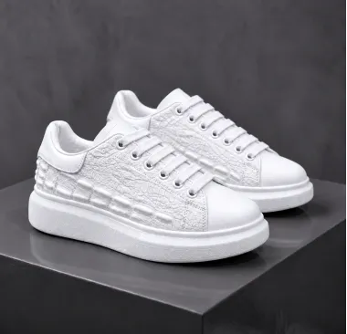 Adidasi barbati casual albi 6627