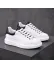 Adidasi barbati casual albi cu limba negra A03 Adidasi barbati casual albi cu limba negra A03