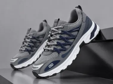 Adidasi barbati casual, gri A106