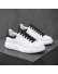 Adidasi unisex vip albi cu sireturi negre B03 T8-2 Adidasi unisex vip albi cu sireturi negre B03 T8-2