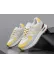 Adidasi dama casual albi cu galben 2532 Adidasi dama casual albi cu galben 2532