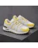 Adidasi dama casual albi cu galben 2532 Adidasi dama casual albi cu galben 2532