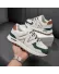 Adidasi dama casual albi cu verde 2532 N12-4 Adidasi dama casual albi cu verde 2532 N12-4